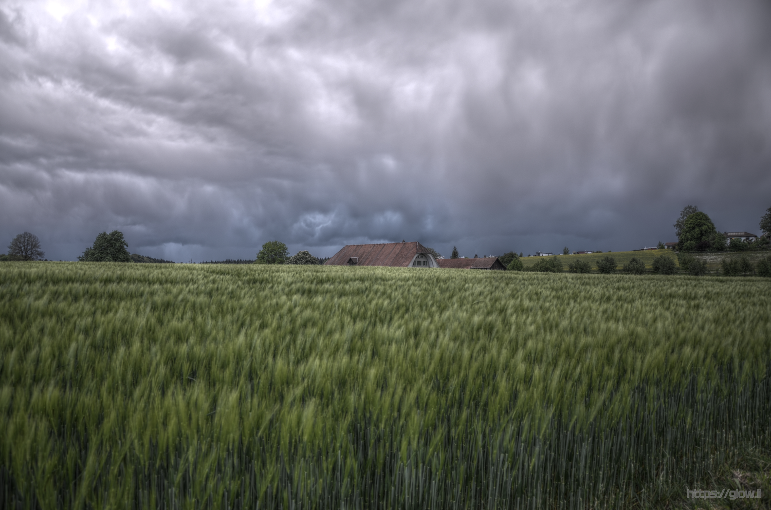 HDR Photo of a looming storm