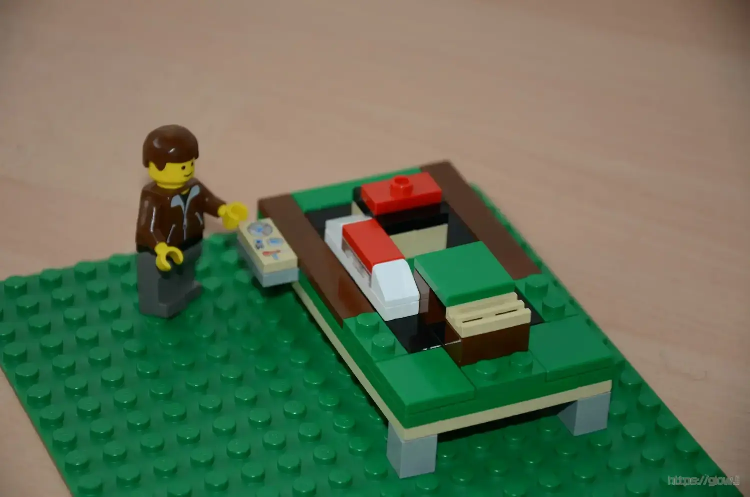 Lego model train set